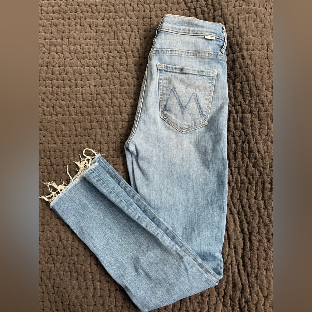 MOTHER The Insider Flood Fray jeans, 26